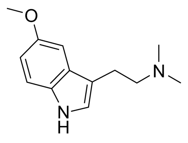 5-MeO-DMT chemical diagram