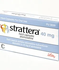 Strattera non-stimulant ADHD medication capsules used to improve focus, attention, and emotional regulation